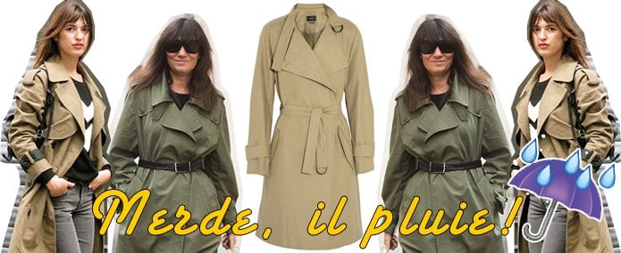 Merde Il Pluie! Isabel Marant Trench on the Outnet