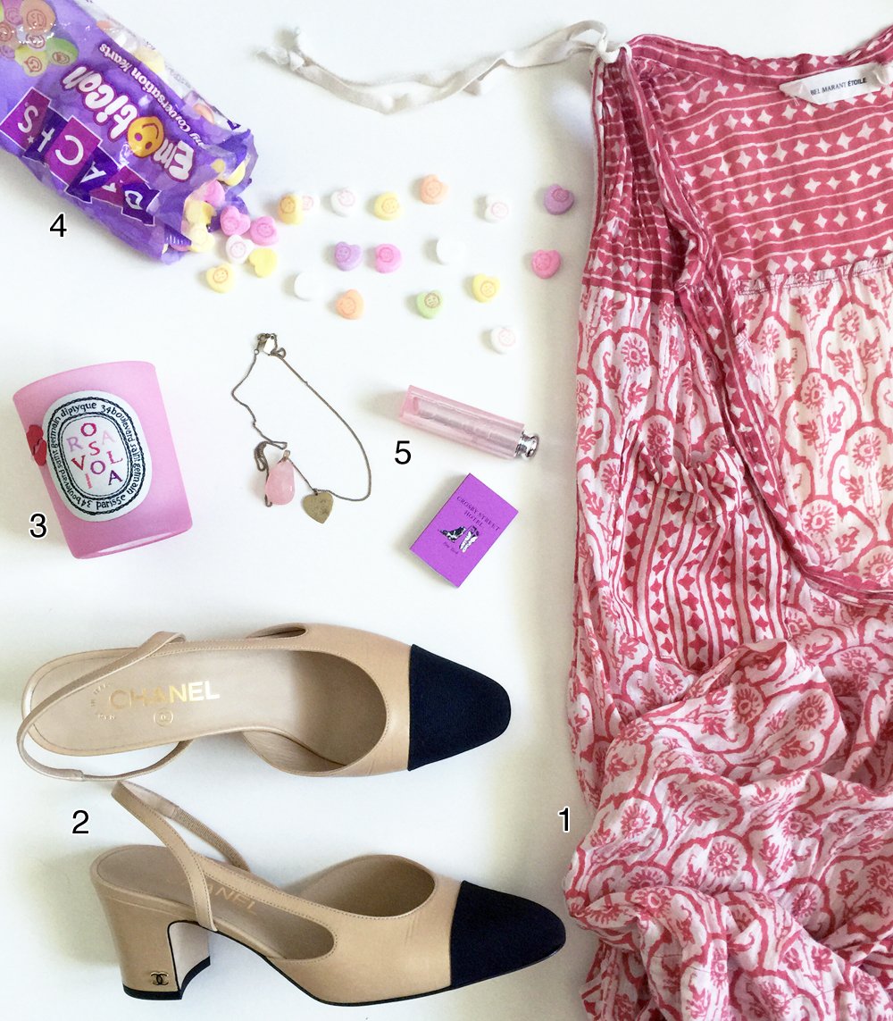 Chanel online slingback outfit