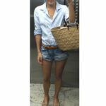 One Teaspoon Bandit Shorts Summer Outfit in Cobaine