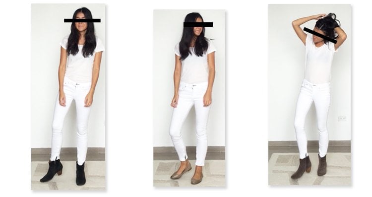 monochrome white skinny jeans outfits