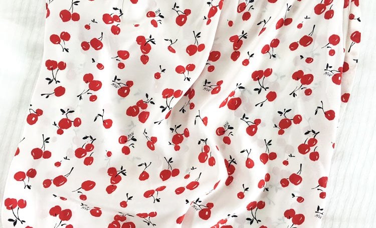 Cherry print dress