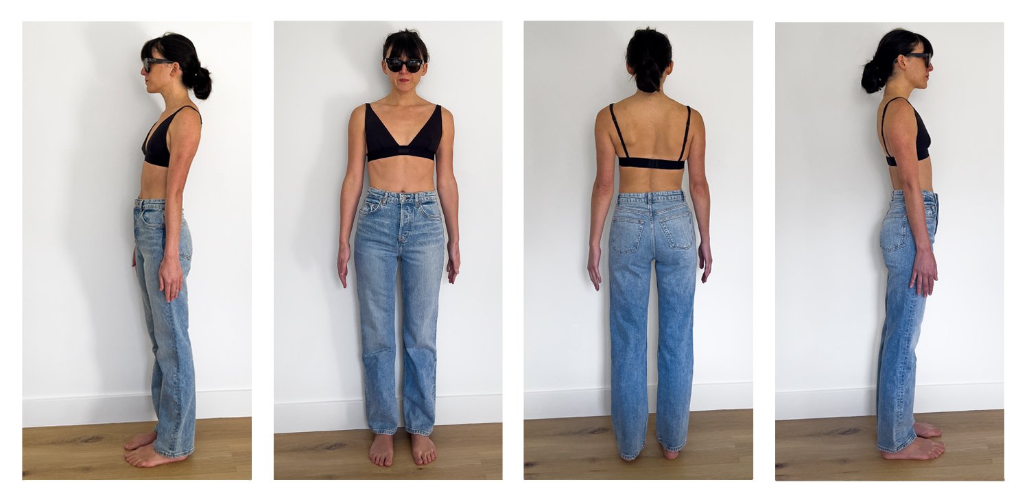 Reformation Cynthia Stretch cropped jeans fit