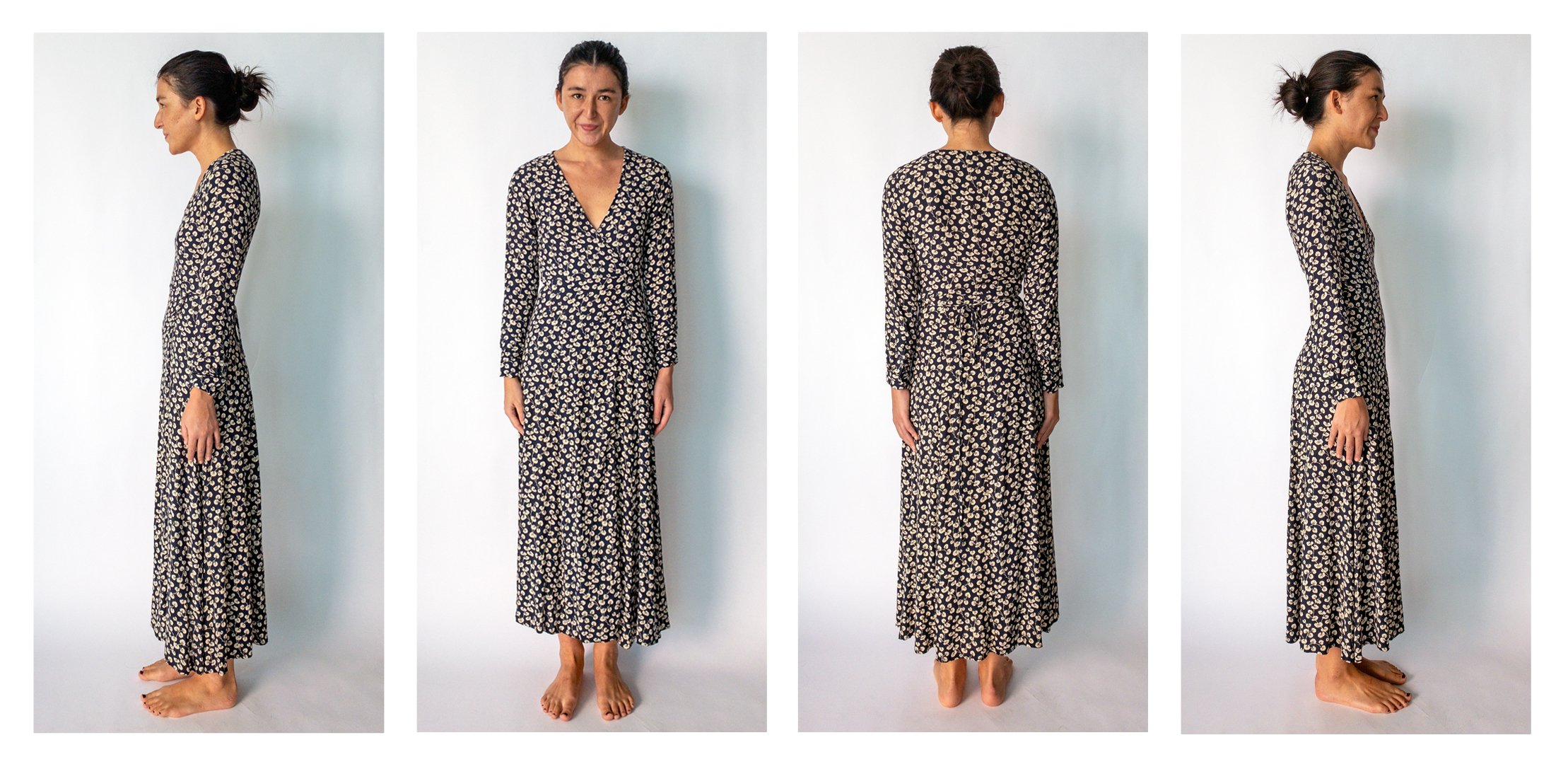 ganni wrap dress sale