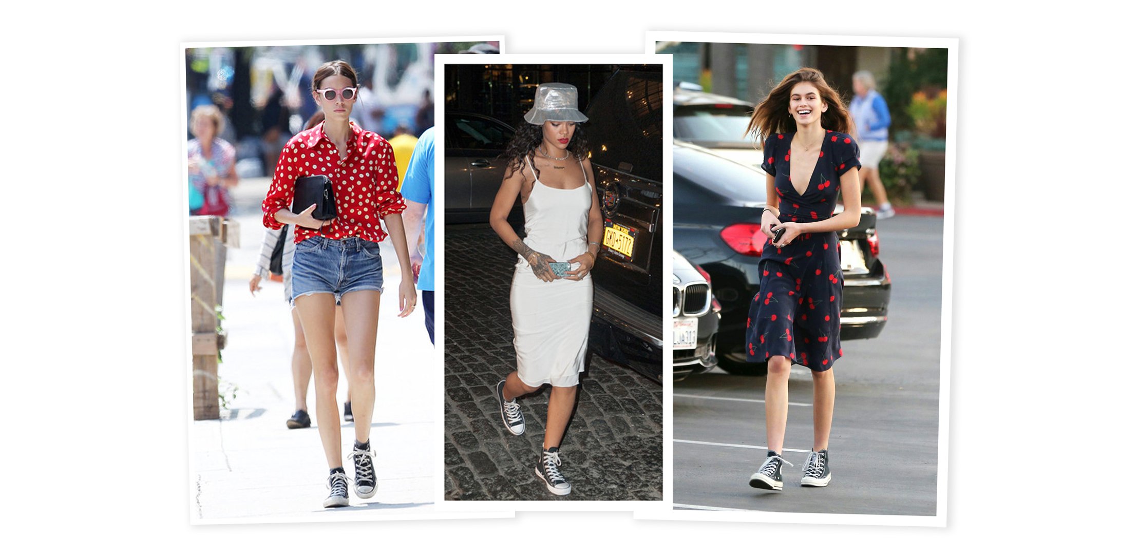 Celebrities in High Top Converse