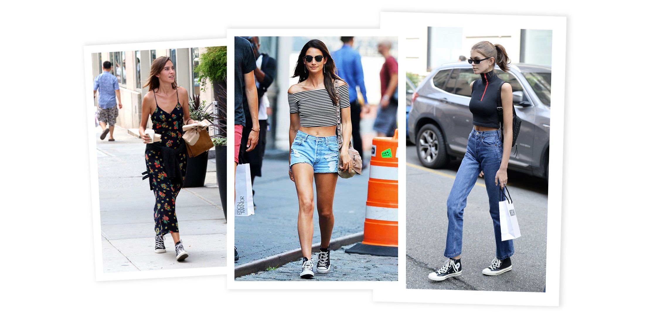 Adentro bofetada Accesible How to Wear High Top Converse: 8 Cool Outfits for the Summer