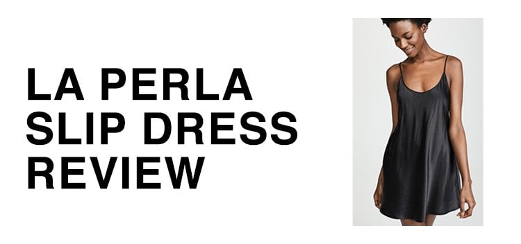 la perla slip dress