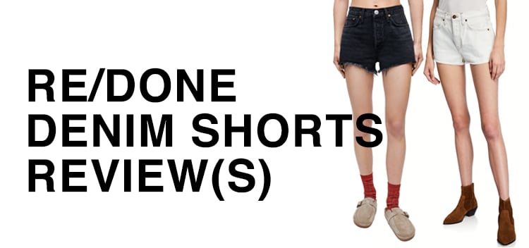 All the fit & sizing info you need | Re/Done denim shorts reviews