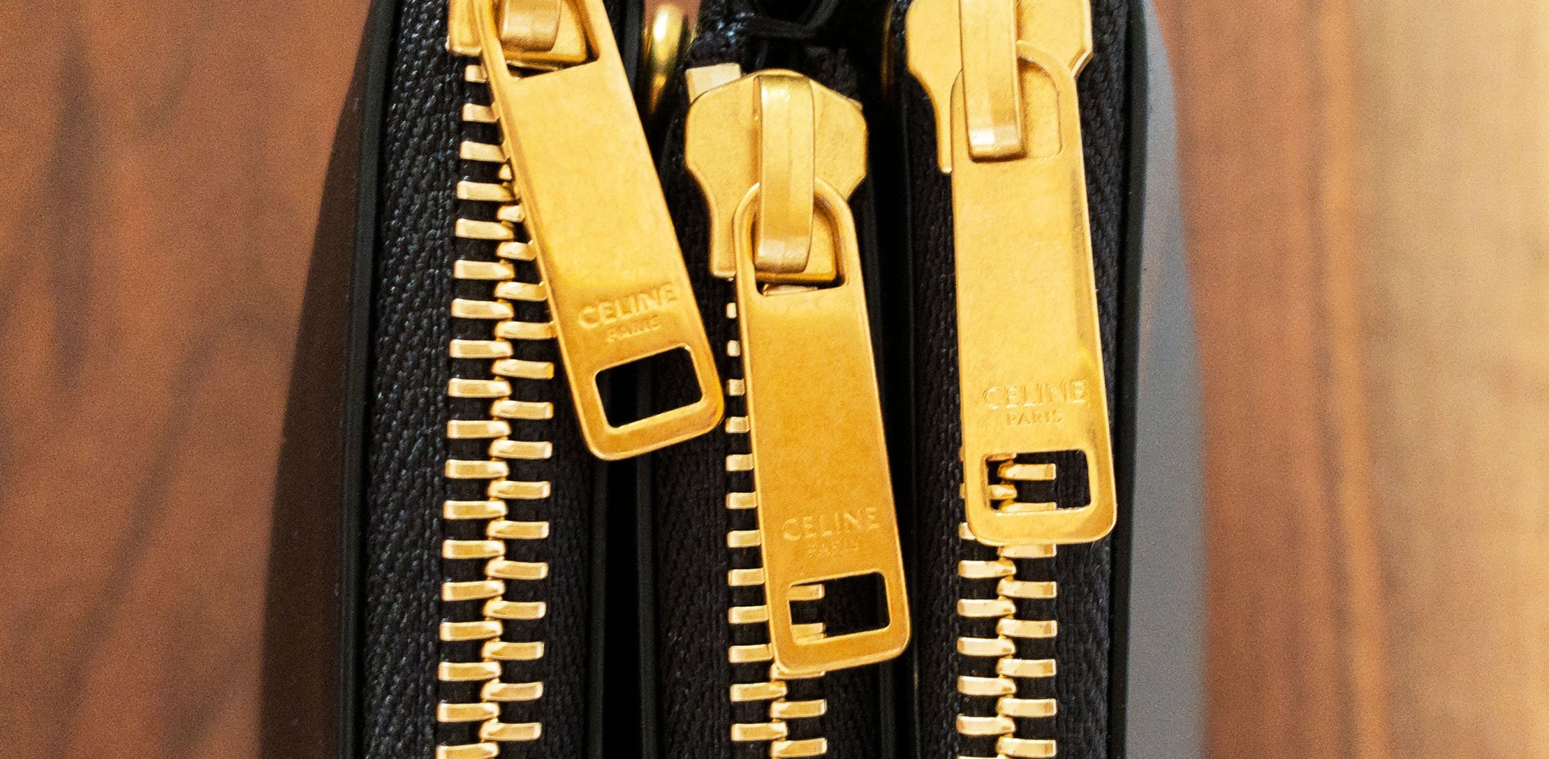 Celine trio zippers