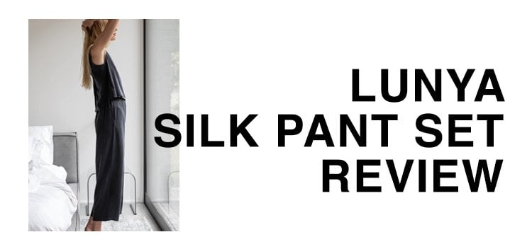 Will it make me sleep better? A Lunya Silk Pajamas Review