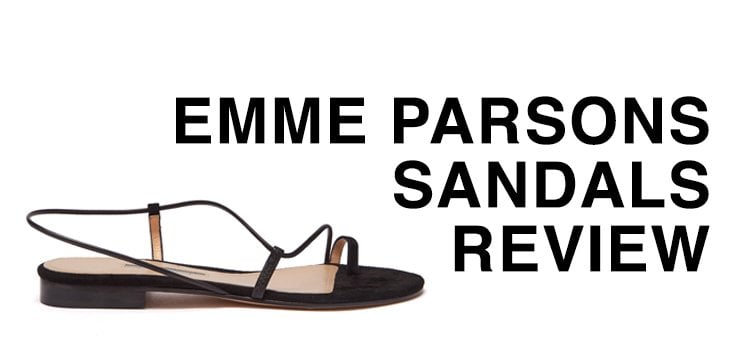 Emme Parsons sandals review