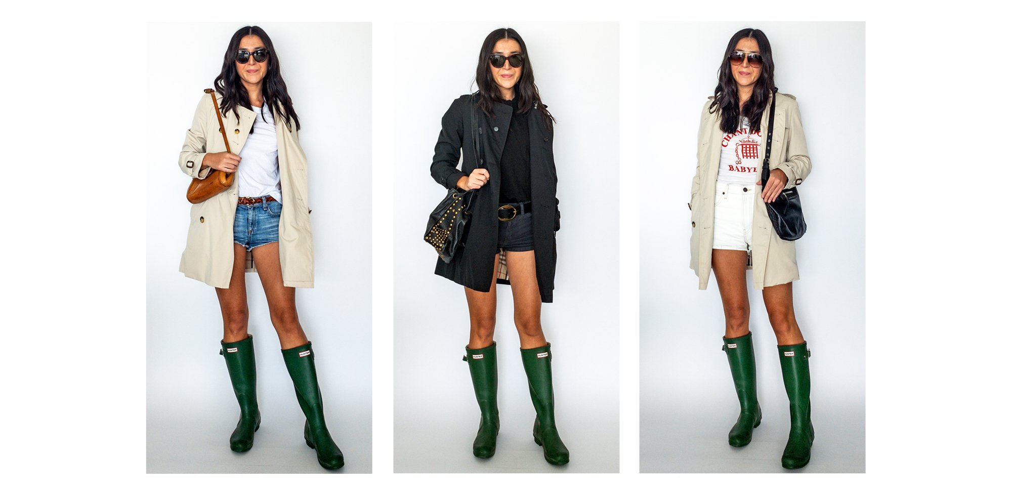How to wear rain boots with shorts