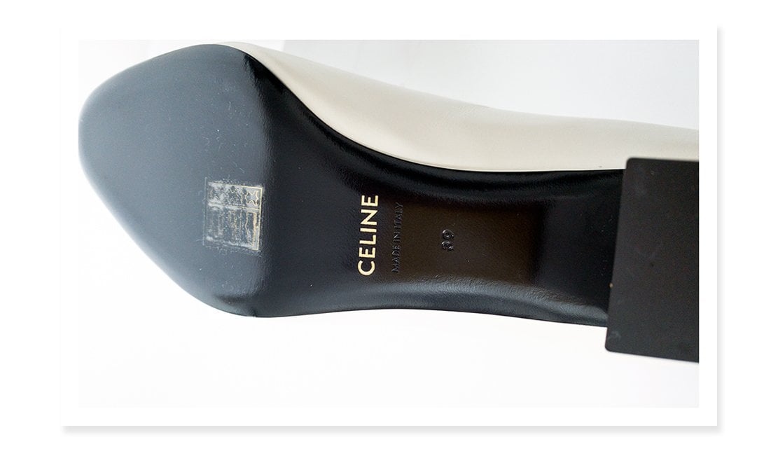 Celine shoe soles