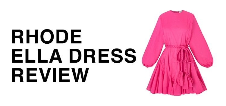 Fun in the form of a dress | A Rhode Ella Dress Review