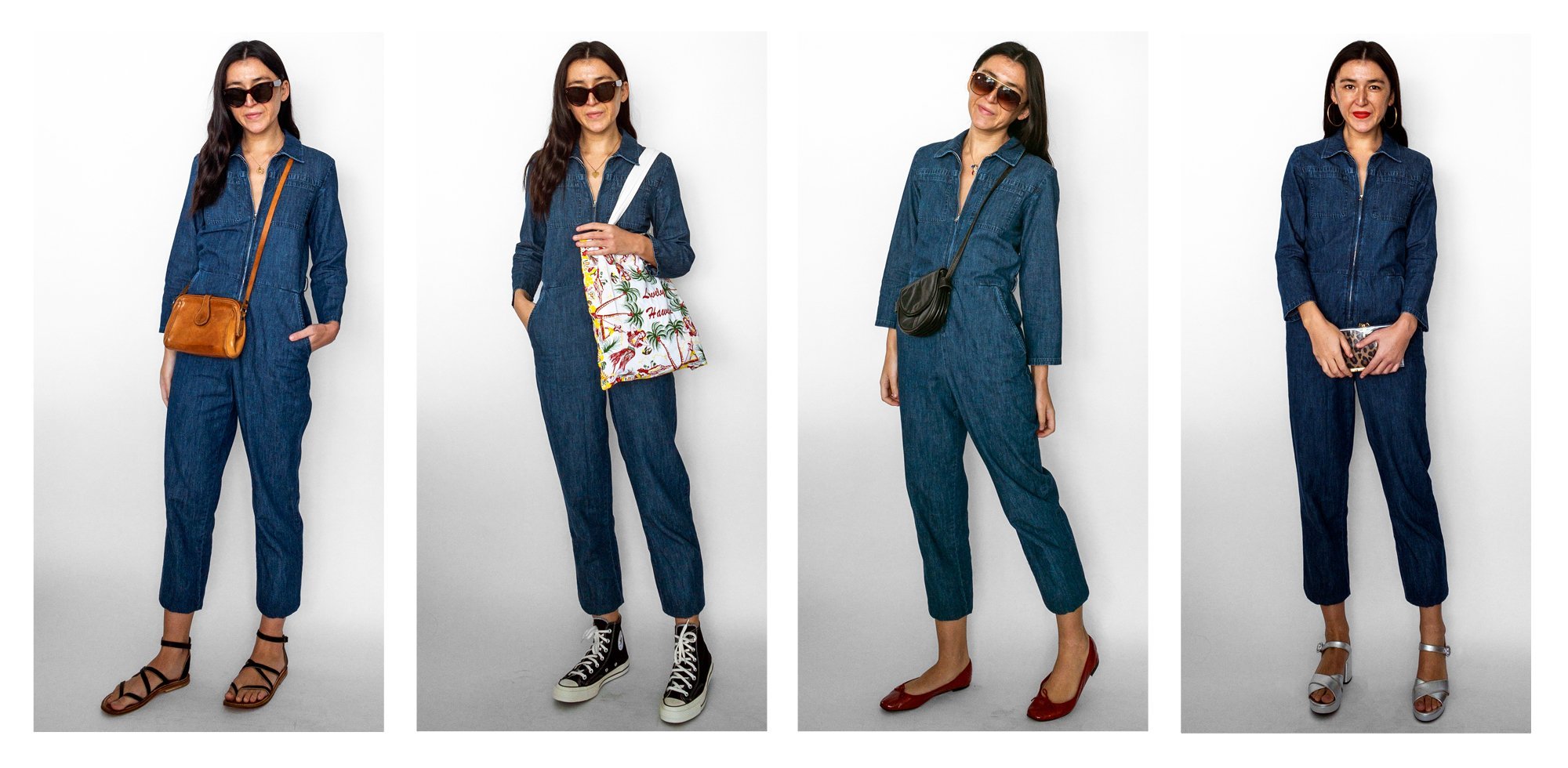 How to wear a Denim Jumpsuit