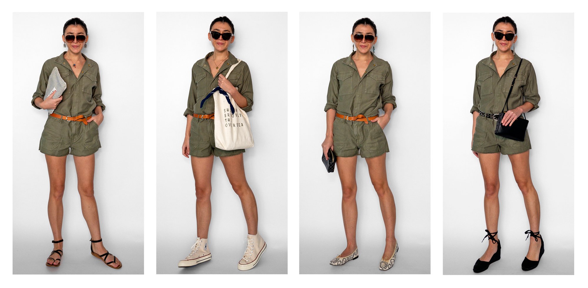 how to wear a short jumpsuit