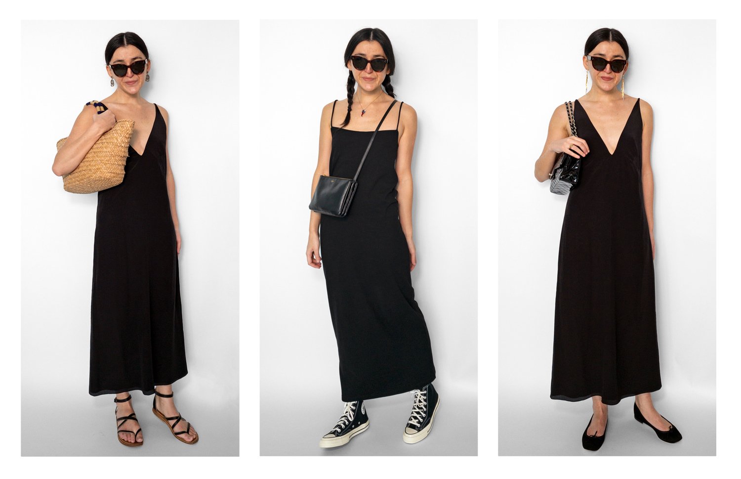 RAEY slip dress outfits