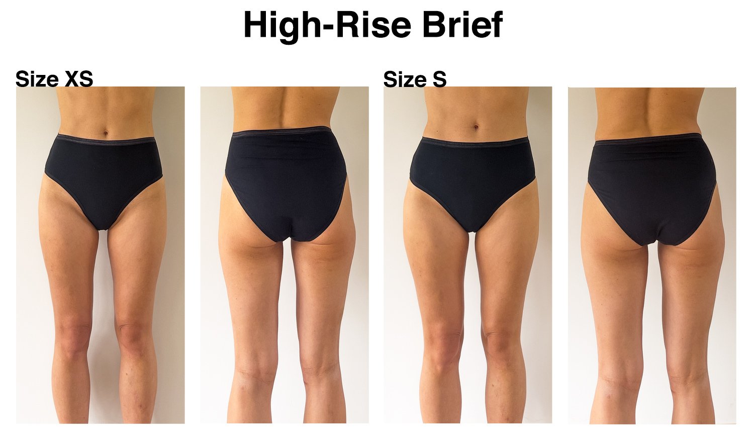 Knickey high rise brief sizing