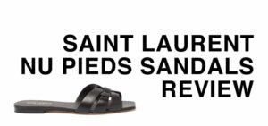 saint laurent nu pieds white