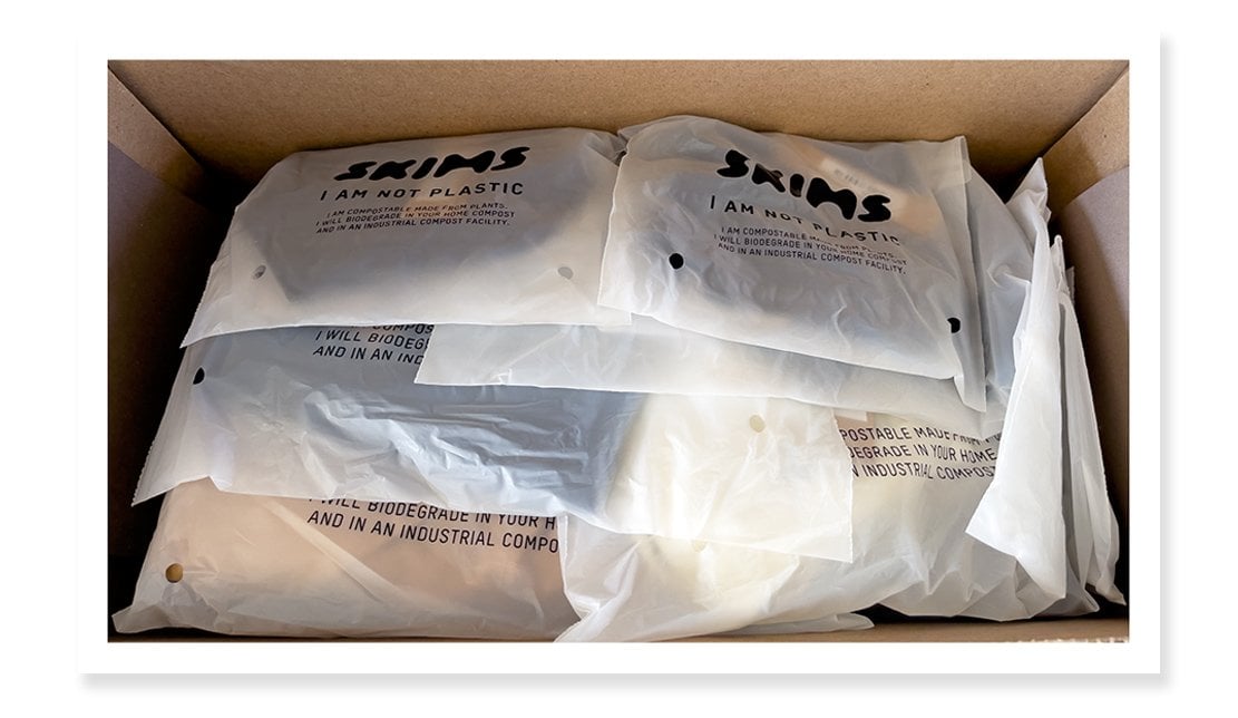 SKIMS packaging