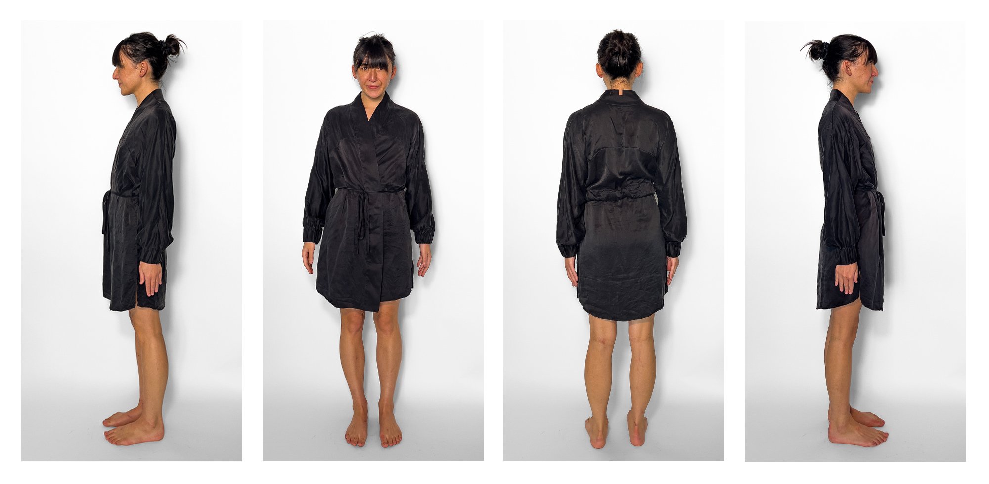 Lunya washable silk robe sizing