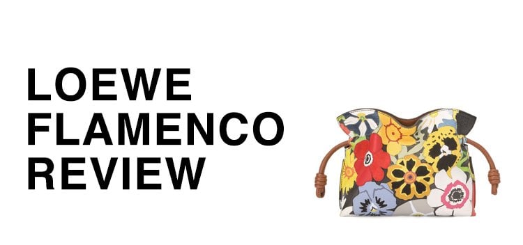 Loewe flamenco clutch bag review
