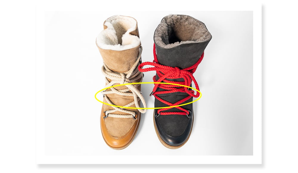Isabel Marant snow boots design