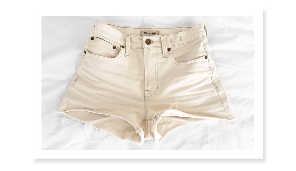 Madewell Perfect Jean shorts