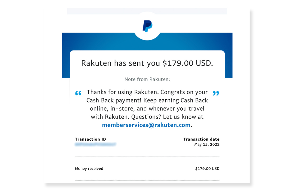 Rakuten Cash Back