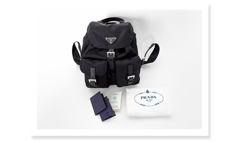 Prada nylon small backpack