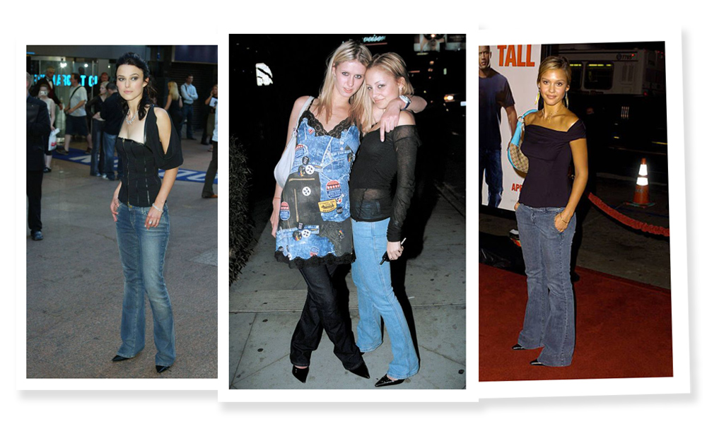 Celebrities wearing pointy toed heels in 2000s