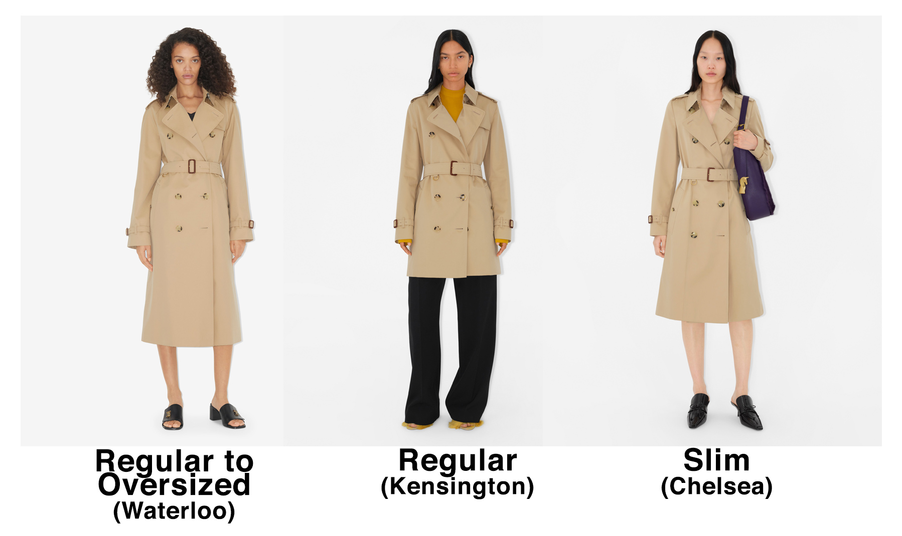 Burberry trench coat fits