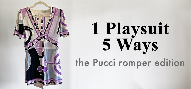 Pucci Summer: One Pucci piece, five ways